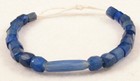 22 Old Bohemian Small Russian Blue Faceted Glass Trade Beads 3 To 6 Mm Diameter