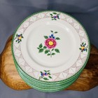 Rare Vintage C352 Lenox 9 Dessert Plates Pink Green Stamp 1928 Early 20th C 8   