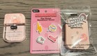 B Pure Moonlight Orchid Hand Sanitizer Black Charm Case With Extra Charms New