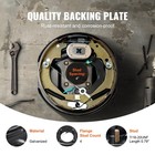 Caravan Brake Kit 10x2-1 4 Auto-adjusting 3500 Lb Axle Backing Plates 2r 2l