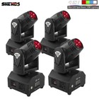 4pcs Led 10w Beam Spot Rgbw 4in1 Mini Moving Head Lights Disco Party Bar Stage