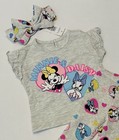 New Disney Baby Girl Minnie Mouse 3-6 Months Pants Shirt 3 Pc Set Daisy Heart