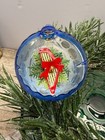 Vtg Mid-century Unbreakable Plastic Indent Diorama Reflector Ornaments Set Of 4 