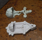 Two Vintage Holy Water Fonts Porcelain Pottery Ts