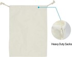 6 Pack Canvas Coin Money Sack Bags Bank Coin Deposit Sacks With Drawstring