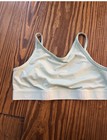 Nike Light Mint Stretch Bralette With Subtle Brand Logo Girls Size Large