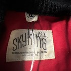 Vtg 70s Skyking Red Hbt Double Zipper Coveralls Flight Suit Men s Xl Sky Diving