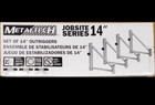 Metaltech 14 In  Scaffold Outriggers  set Of 4  With Pins   Knobs Included