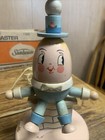 Nursery Plastics Inc Nyc Humpty Dumpty Vintage Lamp Blue   Pink 12 5    No Shade