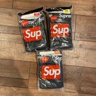 Supreme X Hanes Boxer Briefs  4 Pack  - Black - Size - S  M  L  Xl