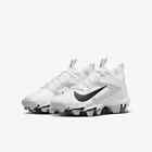 Nike Alpha Menace 4 Shark Youth Size 6y White Grey Football Cleats Fq4012-100