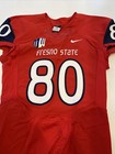 Game Worn Used Fresno State Bulldogs Football Jersey Nike Medium  80