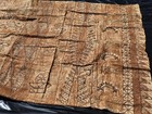 72  X 152  Tonga Tapa Bark Cloth Folk Art Vintage