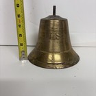 U s n  United States Navy Ship s Brass Bell  Nautical Ship Boat Missing Clapper