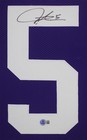 Ladainian Tomlinson Autographed   Framed Purple Tcu Jersey Beckett Certified