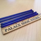 Vintage Set Of 4 - Cobalt Blue Glass Swizzle Sticks With Advertising