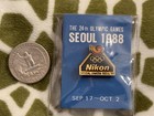 Nikon Official Camera Seoul  88   Olympic Games  Collectible Lapel Pin   Mint 
