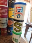 52 Vtg Foam Can Koozies Beverage Holder Man Cave Tough Guy Lot Harley Beer Lot