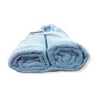  45 Little Scoops By Iscream Blue Cream Furry Hooded Baby Bath Shower Towel