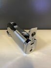 Triple Flame Cigar Torch Lighter With Cigar Punch Cutter Silver Color