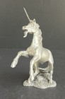 Vintage 1980 Hudson Pewter Unicorn  2053 Figurine - Made In U s a 