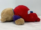 Vtg Eden Teddy Bear Velour Primary Rainbow Plush Stuffed Animal 13  Colorblock