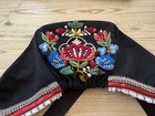 Authentic New Deluxe Black Rogaland Bunad Hat  Norwegian From Norway Jelsa