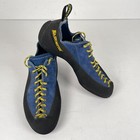 La Sportiva Cliff Rock Climbing Shoes Womens Size 37 Blue Suede Lace Up - Italy