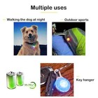 Waterproof Pet Dog Cat Collar Led Night Safety Clip Tag Flashing Luminous Light