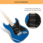 Full Size Electric Guitar For Music Lover Beginner With 20w Amp And Accessories 