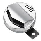 Motorcycle Electric Horn Chrome Super Loud 110db 12v Cafe Racer Retro Universal