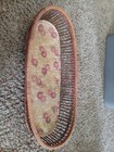 Vintage Basket Lot Of 7 Handwoven Signed Maple Wicker Decor Set Great Value
