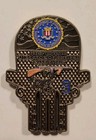 Fbi Director Kash Patel Challenge Coin - Punisher Style - Reproduction