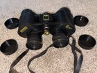 Euc Bushnell Vintage Black Binoculars 90-0305 W strap  Case  Lens Covers  Manual
