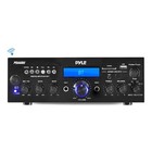 Pyle Pda6bu Compact Amplifier Stereo Home Theater Bluetooth Am fm Usb Receiver