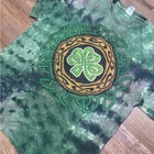 Vtg Ireland St Patricks Day Tie Dye T Shirt Mens Large Pro Weight Celtic Green