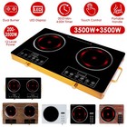 7000w Portable Electric Single Double Burner Hot Plate Cooktop Countertop Stove