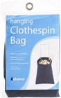 Whitmor Hanging Clothespin Bag Holds 200 Laundry Clothes Pins Indoor   Outdoor