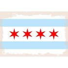Cafepress Chicago City Flag License Plate  1813723177 