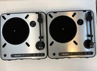 Pair Numark Pt-01 Portable Dj Turntables Upgraded Tonearm And Start Stop Button 