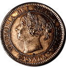 Canada 1859  One Cent Almost Uncirculated      2312-