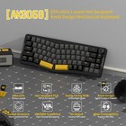 Attack Shark Aks068 Wired Mechanical Gaming Keyboard  Hot-swapped Gasket Mount
