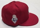 New Era Washington Nationals Fitted Hat Sz 7 1 8 Red White 2019 Mlb World Series