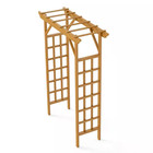 80 In  Light Brown Wood Trellis For Plant Climbing And Christmas Decor