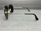 Ray-ban B l Black Aviator Sunglasses Size 58-14 Vintage