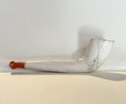Antique 19th Century Irish Clay Trade Pipe Glaze Mouthpiece Great Condition5 5   