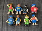 Vintage Soma 1980s Pirate Mini Figures Lot Of 8 Pirates Small