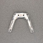 Silver Silicone Nose Pad Screw-in One Piece Bridge For Sunglasses Eyeglasses