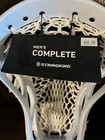 Stringking Mark 1 Men s Complete Lacrosse Head  strung  White  New
