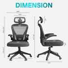 Ergonomic Office Chair High Back Computer Chair With Adjustable Lumbar Support